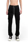 Rick Owens Drkshdw Porterville Mastodon Cargo Trousers In Black