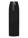 Rick Owens Drkshdw Maxi Sheath Skirt In Black