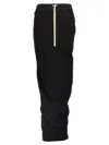 Rick Owens Drkshdw Pull On Pillar Maxi Skirt In Black