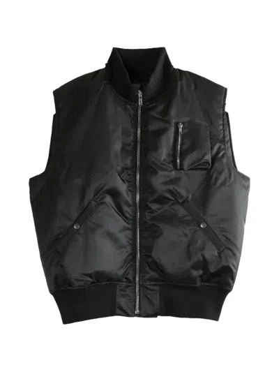 Rick Owens Drkshdw Sl Tankers Gilet In Black