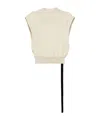 Rick Owens Drkshdw Sl Tatlin Cotton Tank Top In Nude
