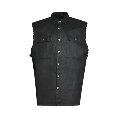 Pre-owned Rick Owens Drkshdw Sl Tommy Jumbo Outershirt 'black' | Men's Size S