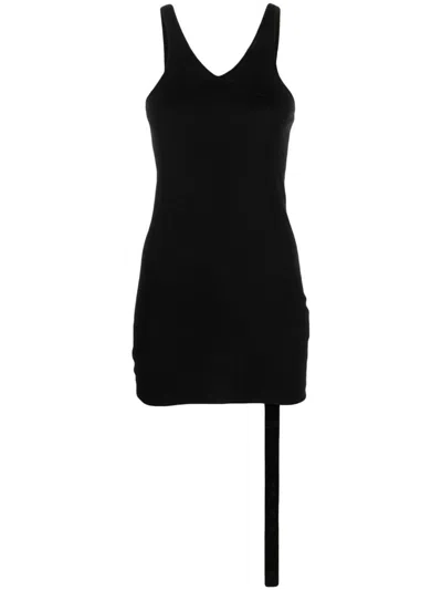 Rick Owens Drkshdw Double Ziggy Tank Top In Black