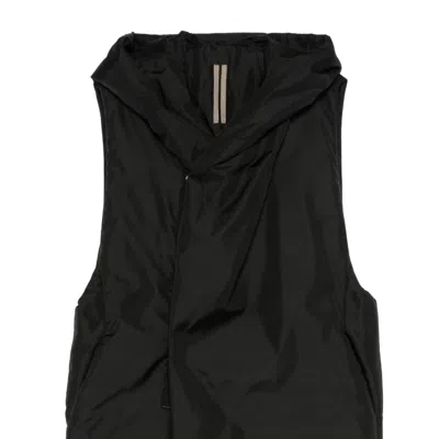 Rick Owens Drkshdw Sleeveless Padded Coat In Black