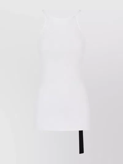 RICK OWENS DRKSHDW SLEEVELESS RACERBACK TOP ASYMMETRIC HEM