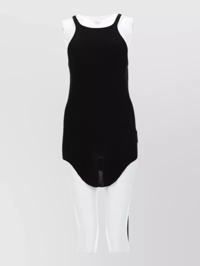 Rick Owens Drkshdw Sleeveless Racerback Top Slim Cut In Black