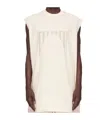 Rick Owens Drkshdw Sleeveless T-shirt In White