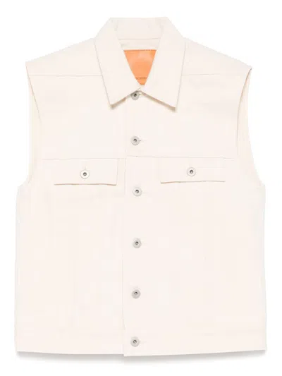 RICK OWENS DRKSHDW SLEEVELESS TRUCKER JACKET