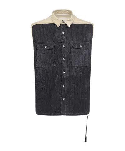 Rick Owens Drkshdw Sleeveless Vest In Black