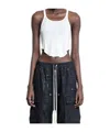 Rick Owens Drkshdw Sleeveless Vest In Black