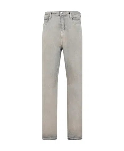 Rick Owens Drkshdw Slim-cut Cotton Jeans In Gray
