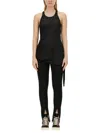 Rick Owens Drkshdw Slim-fit Denim Top With Halter Neckline