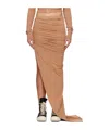 Rick Owens Drkshdw Pink Edfu Maxi Skirt In Pink