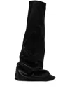 Rick Owens Drkshdw Drkshdw By Rick Owens Boot-shaped Sneakers With Shark-tooth Rubber Sole In Black