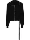 Rick Owens Drkshdw T-shirt Collage Gimp Hoodie In Black