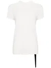 Rick Owens Drkshdw Short-sleeved T-shirt In White