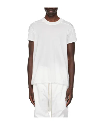 Rick Owens Drkshdw Small Level T Cotton T-shirt In White