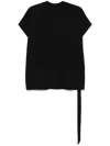Rick Owens Drkshdw Small Level T-shirt In Black