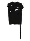 Rick Owens Drkshdw Small Level T-shirt In Black