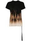Rick Owens Drkshdw Small Level Printed T-shirt In Black