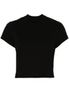 Rick Owens Drkshdw Cropped Small Level T-shirt In Black