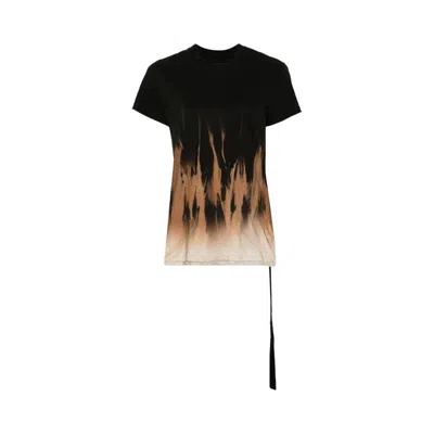 Pre-owned Rick Owens Drkshdw Small Level T-shirt 'black' | Women's Size Xs