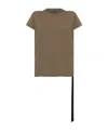 Rick Owens Drkshdw Small Level T-shirt In Brown