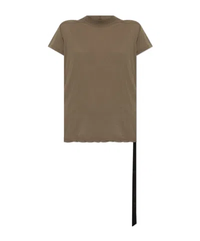 Rick Owens Drkshdw Small Level T-shirt In Brown