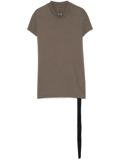 Rick Owens Drkshdw Small Level T-shirt In Grey