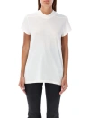 Rick Owens Drkshdw Basic Crew Neck T-shirt In White