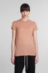 Rick Owens Drkshdw Small Level T-shirt In Rose-pink