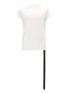 Rick Owens Drkshdw Short-sleeved T-shirt In White