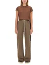 Rick Owens Drkshdw Drkshdw By Rick Owens Small Levet T-shirt In Brown