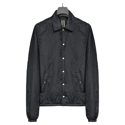 Pre-owned Rick Owens Drkshdw Snap Front Padded Jacket In Black