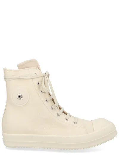 Rick Owens Drkshdw Sneaker Alta In Denim In Neutral