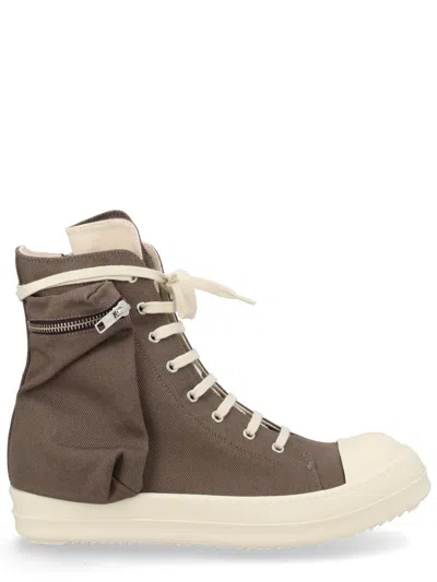 Rick Owens Drkshdw Cargo Sneakers In Brown
