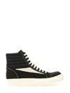 Rick Owens Drkshdw Drkshdw By Rick Owens High-top Sneakers With Calf Leather Accents