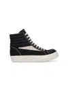 Rick Owens Drkshdw Drkshdw By Rick Owens High-top Sneakers With Calf Leather Accents