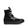 Rick Owens Drkshdw Hexa High-top Canvas Sneakers