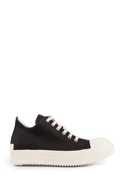 Rick Owens Drkshdw Lace-up Low-cut Casual Shoes In Black