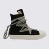 Rick Owens Drkshdw Megalace Overdyed Denim Sneakers