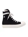 Rick Owens Drkshdw Black Porterville Sneaks Sneakers In Black