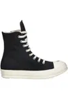 Rick Owens Drkshdw Sneaks Side-zip Sneakers In Black