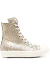Rick Owens Drkshdw Denim Sneakers In 金色