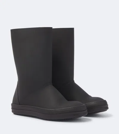 Rick Owens Drkshdw Sneakwaders Rain Boots In Red