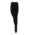 Rick Owens Drkshdw Soft Edfu Maxi Skirt In Black