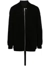 Rick Owens Drkshdw Man Black Jackets In 黑色