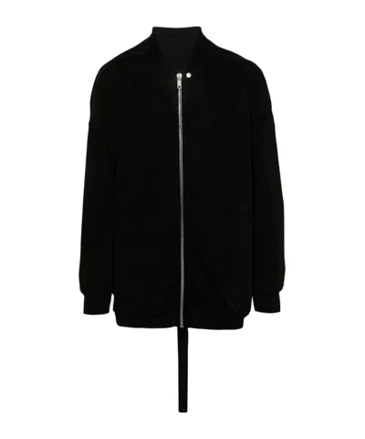 Rick Owens Drkshdw Sphinx Jumbo Flight Bomber Jacket In Black