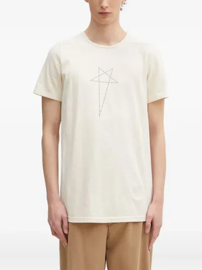 Rick Owens Drkshdw Star-print T-shirt In White