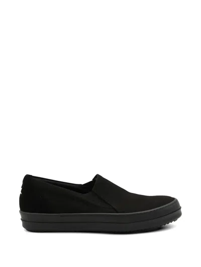 Rick Owens Drkshdw Star-motif Slip-on Sneakers In Black